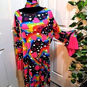 Rubies very colorful dress